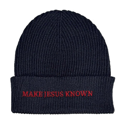 BEANIE MAKE JESUS KNOWN - MIDNIGTH BLUE