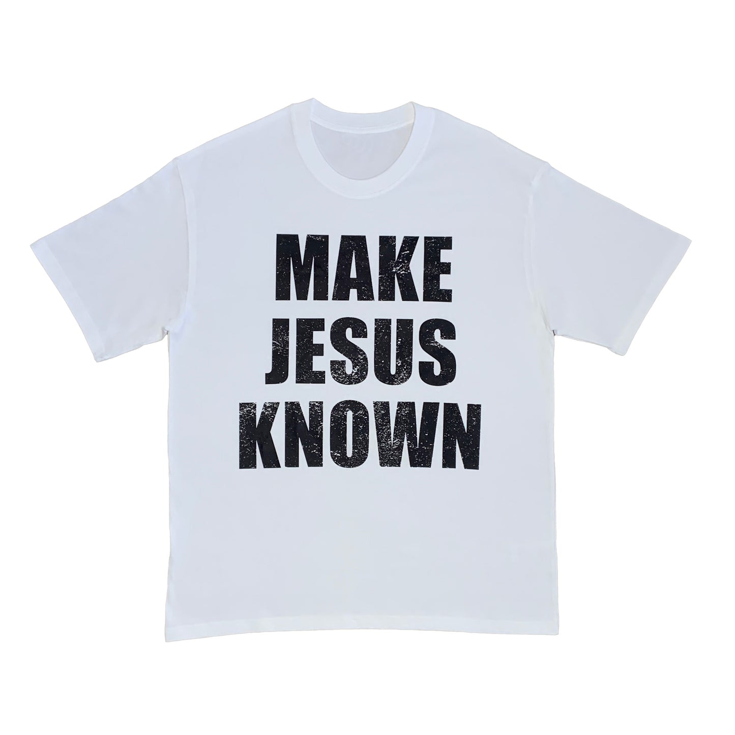 MAKE JESUS KNOWN TEE, WHITE